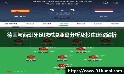 德国与西班牙足球对决亚盘分析及投注建议解析